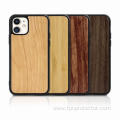 Simple Shockproof Bamboo Wood Phone Case for iPhone